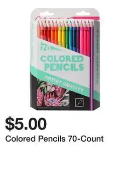 Five Below Colored Pencils 70-Count offer