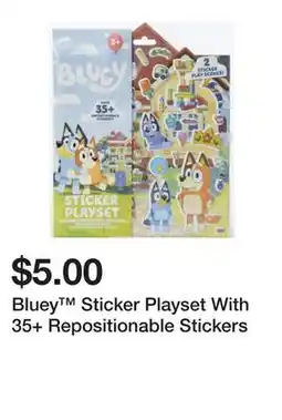 Five Below Bluey Sticker Playset With 35+ Repositionable Stickers offer