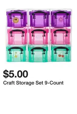 Five Below Craft Storage Set 9-Count offer