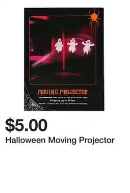 Five Below Halloween Moving Projector offer