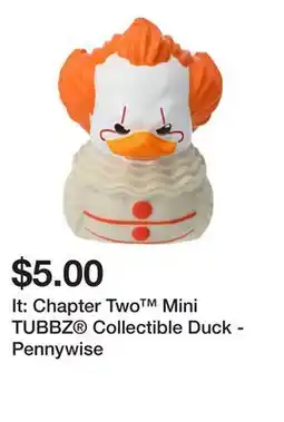 Five Below It: Chapter Two Mini TUBBZ Collectible Duck - Pennywise offer