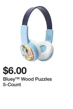 Five Below Bluey Wood Puzzles 5-Count offer