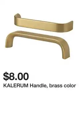 Ikea KALERUM Handle, brass color offer