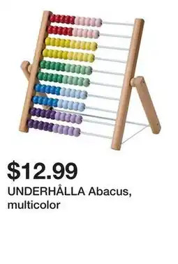 Ikea UNDERHÅLLA Abacus, multicolor offer