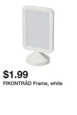 Ikea FIKONTRÄD Frame, white offer
