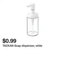 Ikea TACKAN Soap dispenser, white offer
