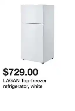 Ikea LAGAN Top-freezer refrigerator, white offer