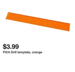Ikea FIXA Drill template, orange offer