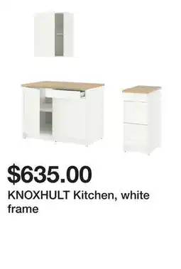 Ikea KNOXHULT Kitchen, white frame offer