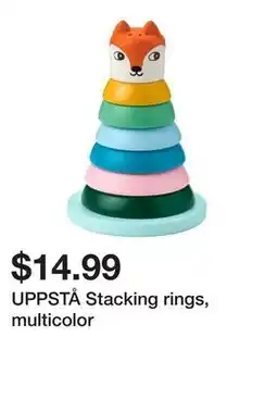 Ikea UPPSTÅ Stacking rings, multicolor offer