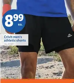 Lidl Crivit men's athletic shorts offer