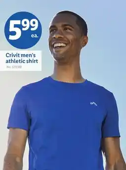 Lidl Crivit men's athletic shirt offer