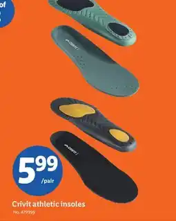 Lidl Crivit athletic insoles offer