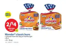Lidl Wonder classic buns offer