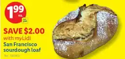 Lidl San Francisco sourdough loaf offer