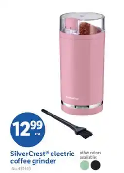 Lidl SilverCrest electric coffee grinder offer