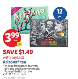 Lidl Arizona tea offer