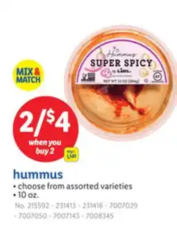 Lidl hummus offer
