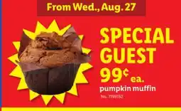 Lidl pumpkin muffin offer