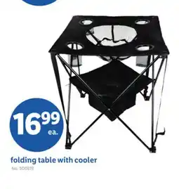 Lidl Folding table with cooler offer