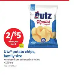 Lidl Utz potato chips, family size offer