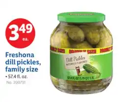 Lidl Freshona dill pickles, family size offer