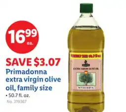 Lidl Primadonna extra virgin olive oil, family size offer