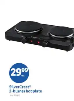 Lidl SilverCrest 2-burner hot plate offer
