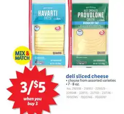 Lidl deli sliced cheese offer