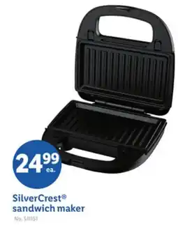 Lidl SilverCrest sandwich maker offer