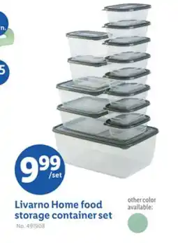 Lidl Livarno Home food storage container set offer