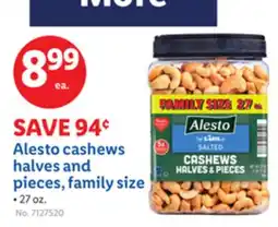 Lidl Alesto cashews halves and pieces, family size offer
