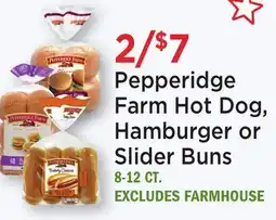 Heinen's Pepperidge Farm Hot Dog, Hamburger or Slider Buns offer