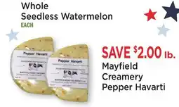 Heinen's Mayfield Creamery Pepper Havarti offer