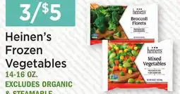 Heinen's Heinen's Frozen Vegetables offer