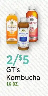 Heinen's GT's Kombucha offer