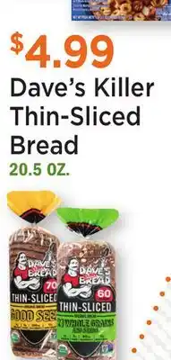 Heinen's Dave's Killer Thin-Sliced Bread offer