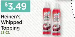Heinen's Heinen's Whipped Topping offer