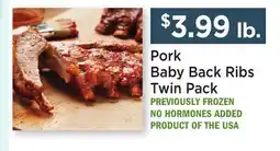 Heinen's Pork Baby Back Ribs Twin Pack offer