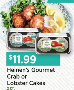 Heinen's Heinen's Gourmet Crab or Lobster Cakes offer