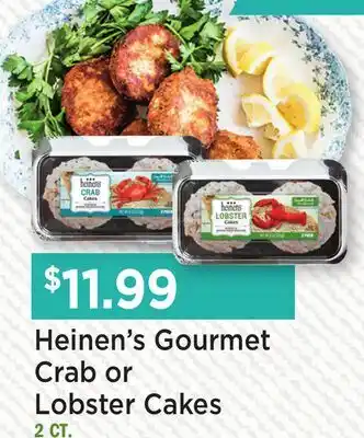 Heinen's Heinen's Gourmet Crab or Lobster Cakes offer