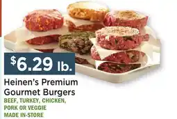Heinen's Heinen's Premium Gourmet Burgers offer