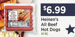 Heinen's Heinen's All Beef Hot Dogs offer