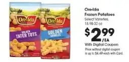 Kroger Ore-ida Frozen Potatoes offer