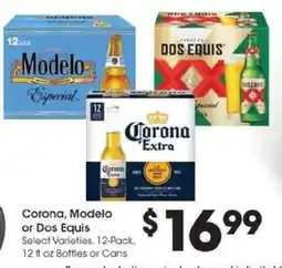 Kroger Corona, Modelo or Dos Equis offer