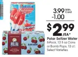Kroger Polar Seltzer Water or Bomb Pops offer