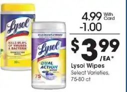 Kroger Lysol Wipes offer