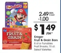Kroger Kroger Fruit & Grain Bars offer