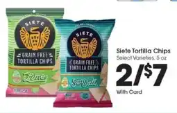 Kroger Siete Tortilla Chips offer
