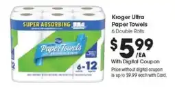 Kroger Kroger Ultra Paper Towels offer